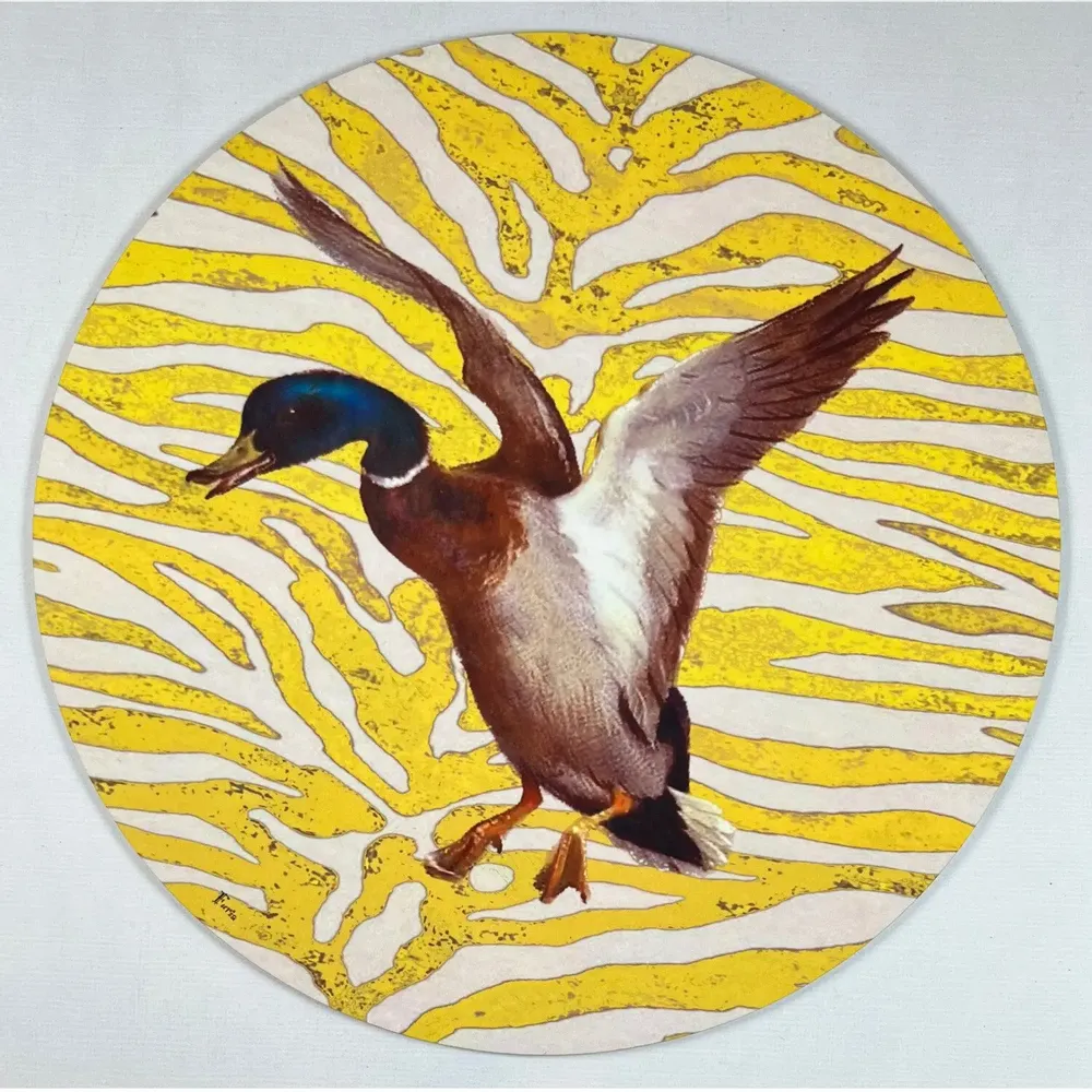 Table mat - Coasters - Anatra Sottobicchiere Rotondo - #02 - ILARIA.I