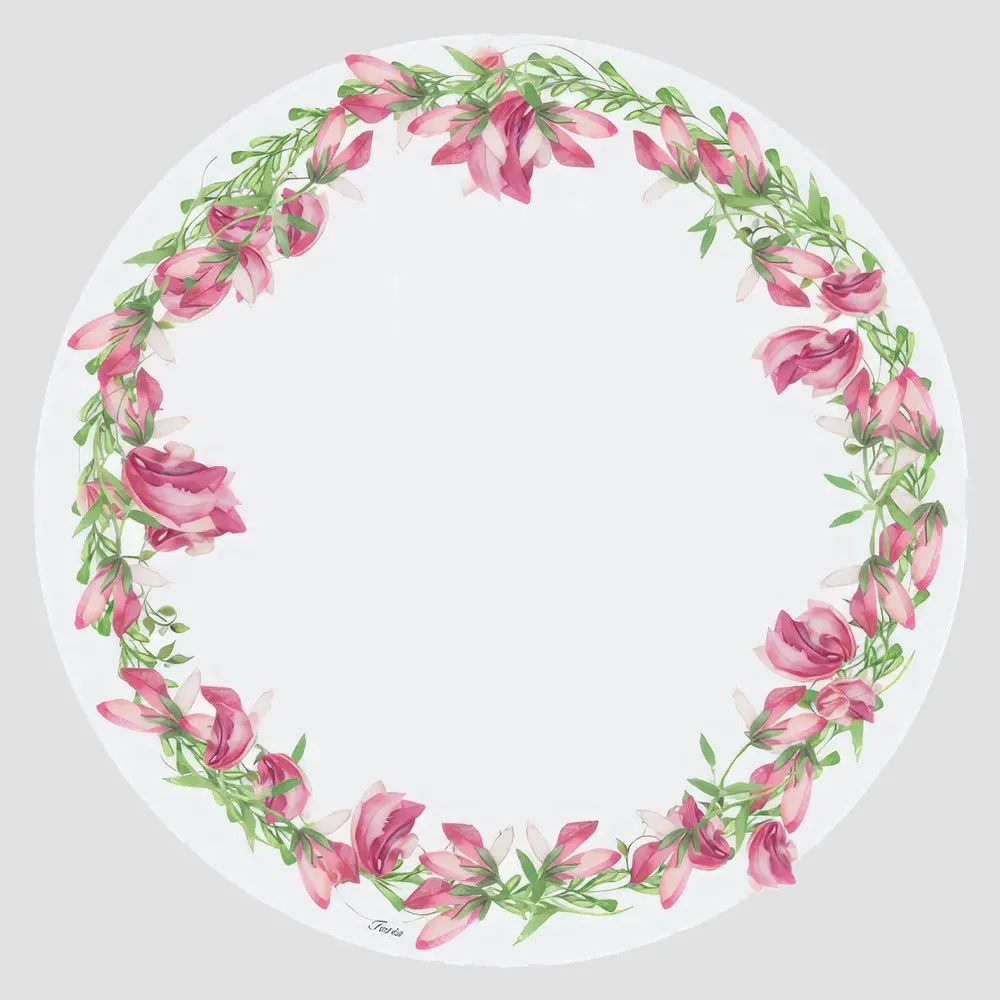 Sets de table - Sets de table - Girofiori Sottopiatto Rotondo - #06 - ILARIA.I