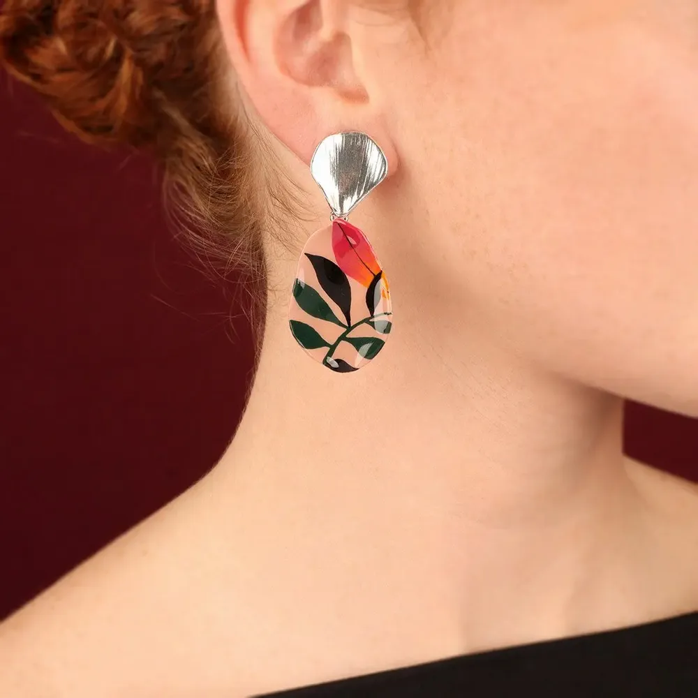 Bijoux - CLIPS AMAZONE COULEUR ARGENT ROSE - ILARIA.I