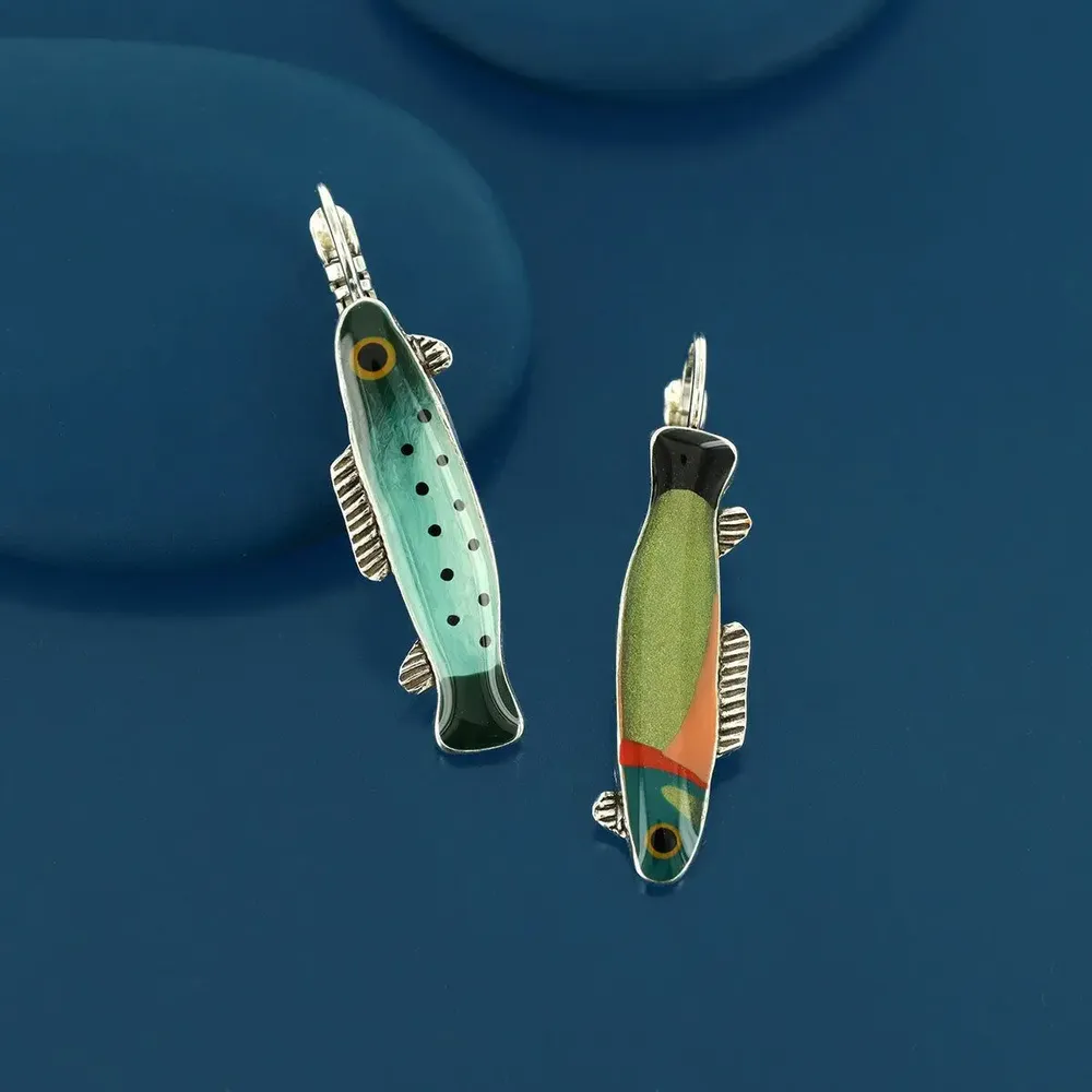 Jewelry - BLUE SILVER MULTI COLOR SLEEPERS - ILARIA.I