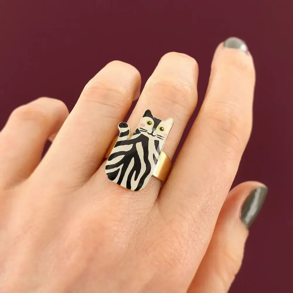 Jewelry - ALFRED RING GOLD AND BLACK - ILARIA.I