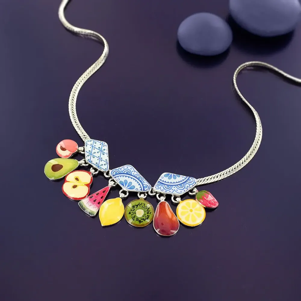 Bijoux - COLLIER JOLIE JOLIE COULEUR ARGENT MULTI - ILARIA.I
