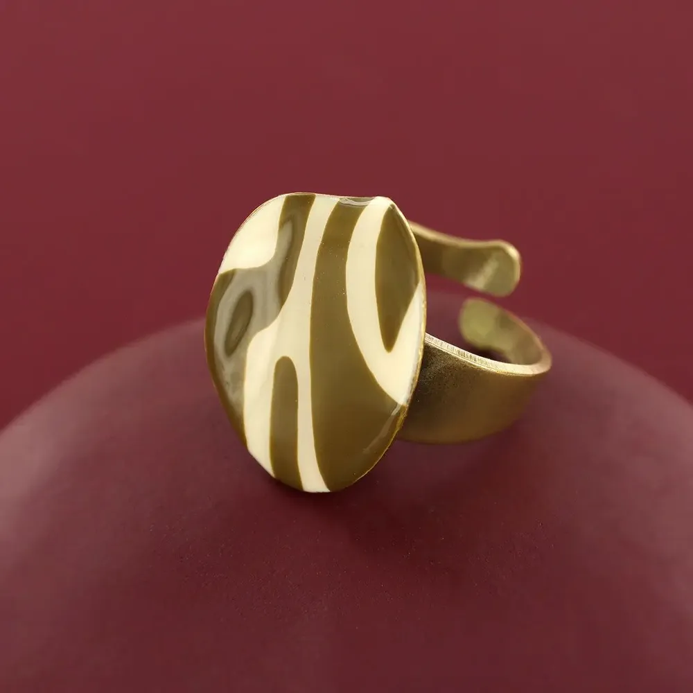 Jewelry - KALY RING, BRONZE GREEN COLOUR - ILARIA.I