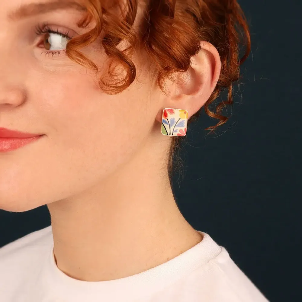 Jewelry - DELICE CLIPS SILVER MULTI COLOR - ILARIA.I