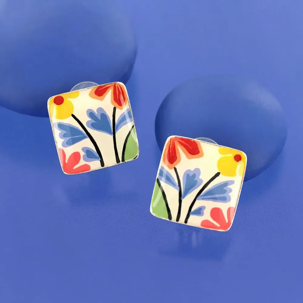 Jewelry - DELICE CLIPS SILVER MULTI COLOR - ILARIA.I