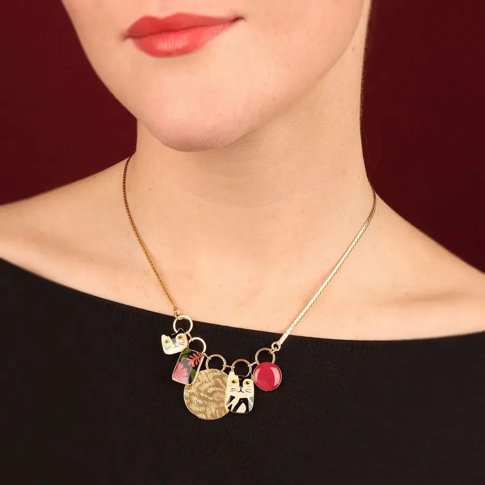 Bijoux - COLLIER ALFRED COULEUR DORE MULTI - ILARIA.I