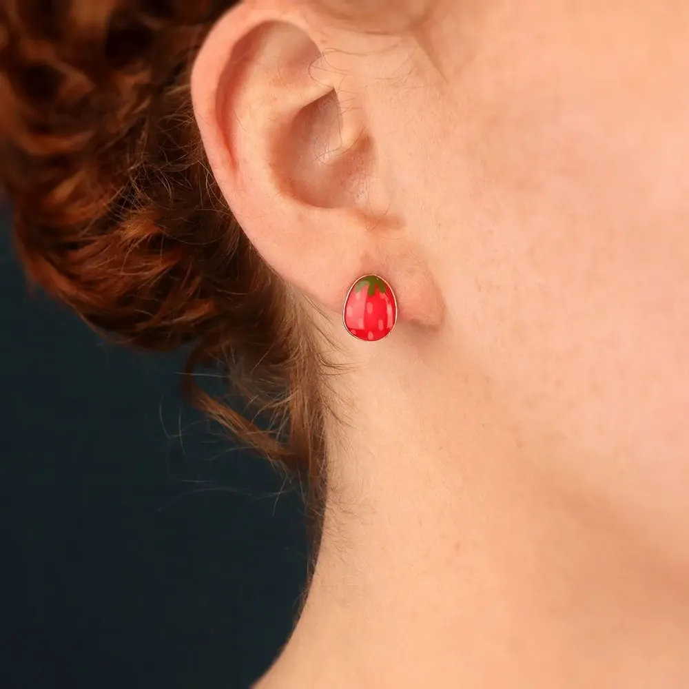 Jewelry - Delightful Fleas, Silver and Red - ILARIA.I