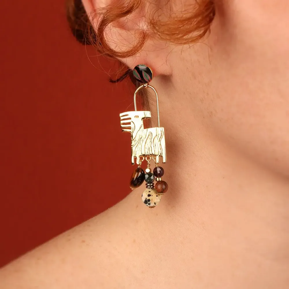 Bijoux - PUCES SWAHILI COULEUR DORE MULTI - ILARIA.I