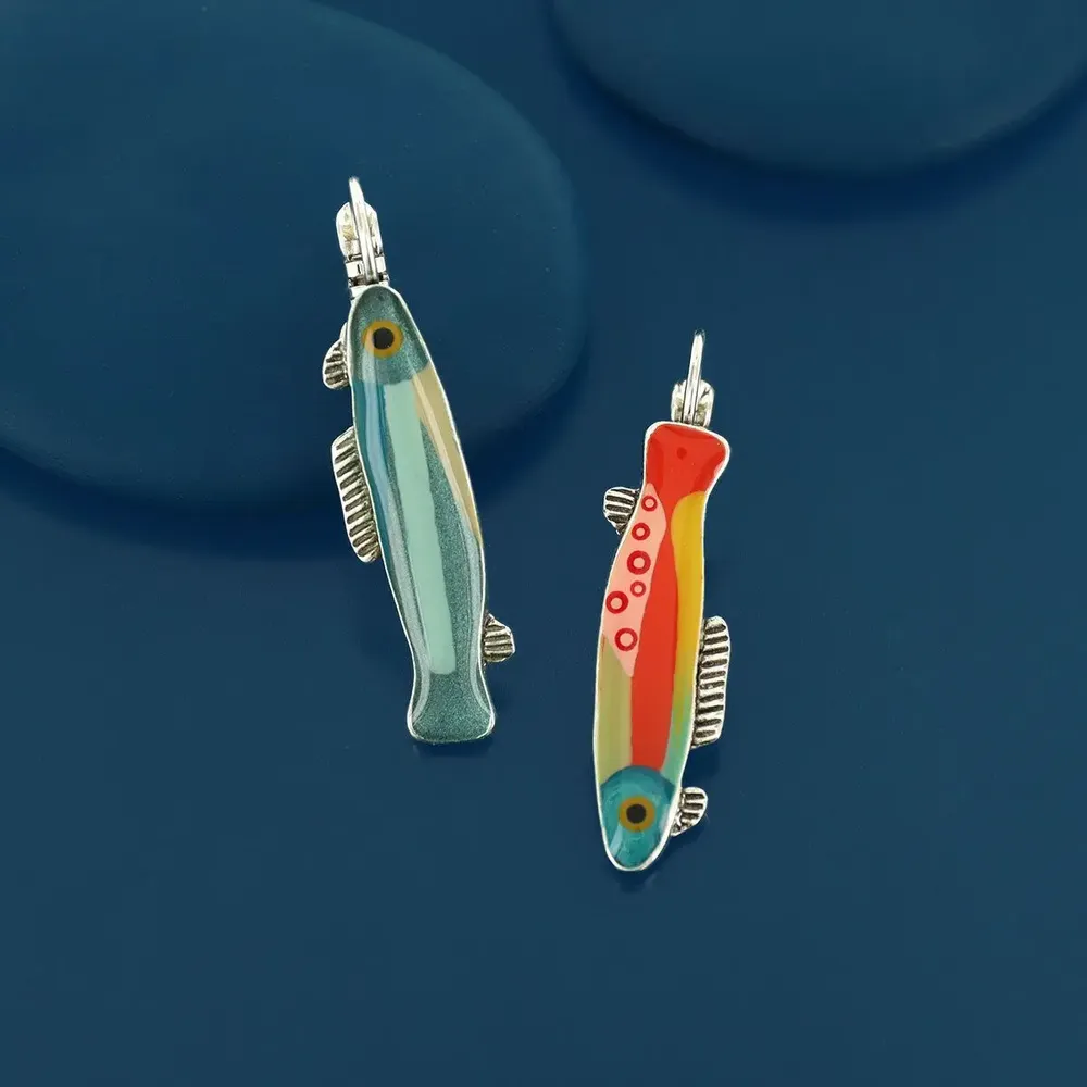 Bijoux - DORMEUSES BLUE COULEUR ARGENT MULTI - ILARIA.I