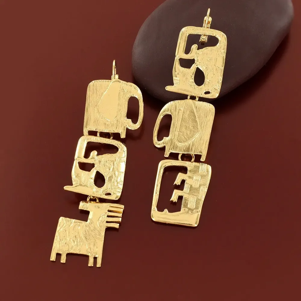 Jewelry - SWAHILI SLEEPERS GOLD COLOUR - ILARIA.I