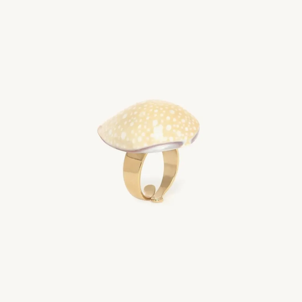 Jewelry - Cypraea adjustable ring - Alegria Beach - ILARIA.I