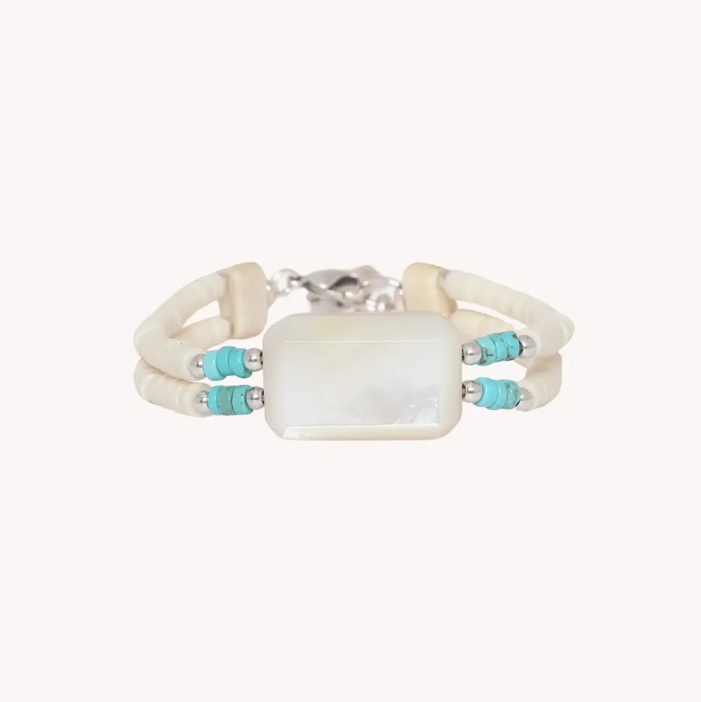 Jewelry - Adjustable 2 rows bracelet - Milos - ILARIA.I