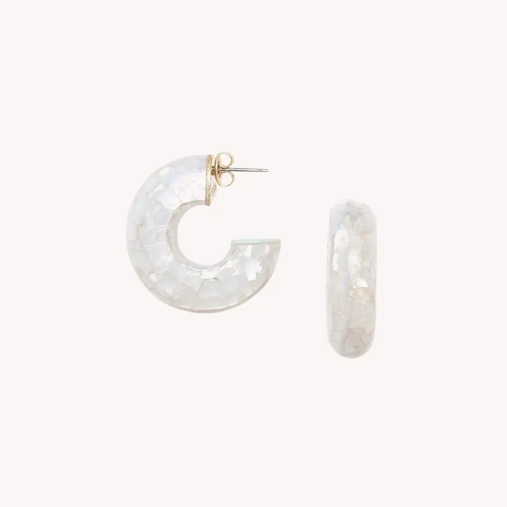 Jewelry - Cracking creoles earrings - Okawa - ILARIA.I