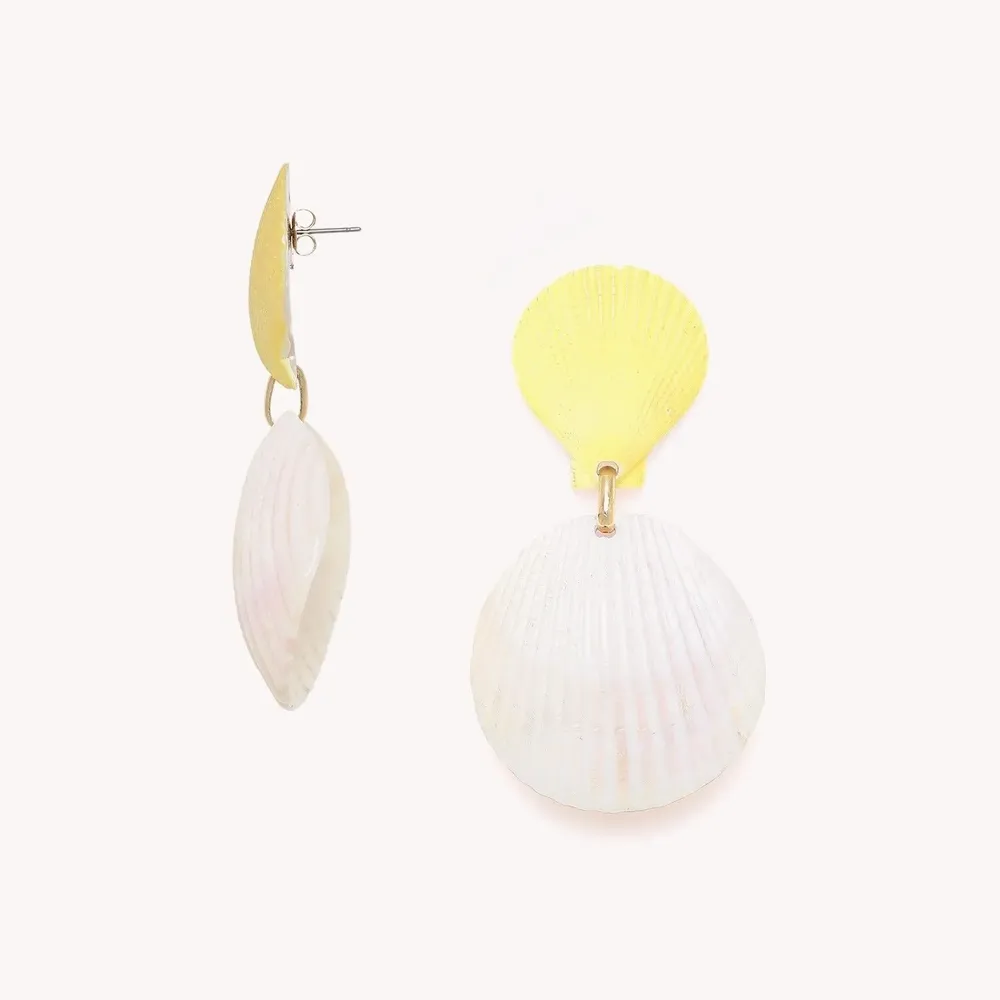 Jewelry - 2 clams post earrings - Alona - ILARIA.I