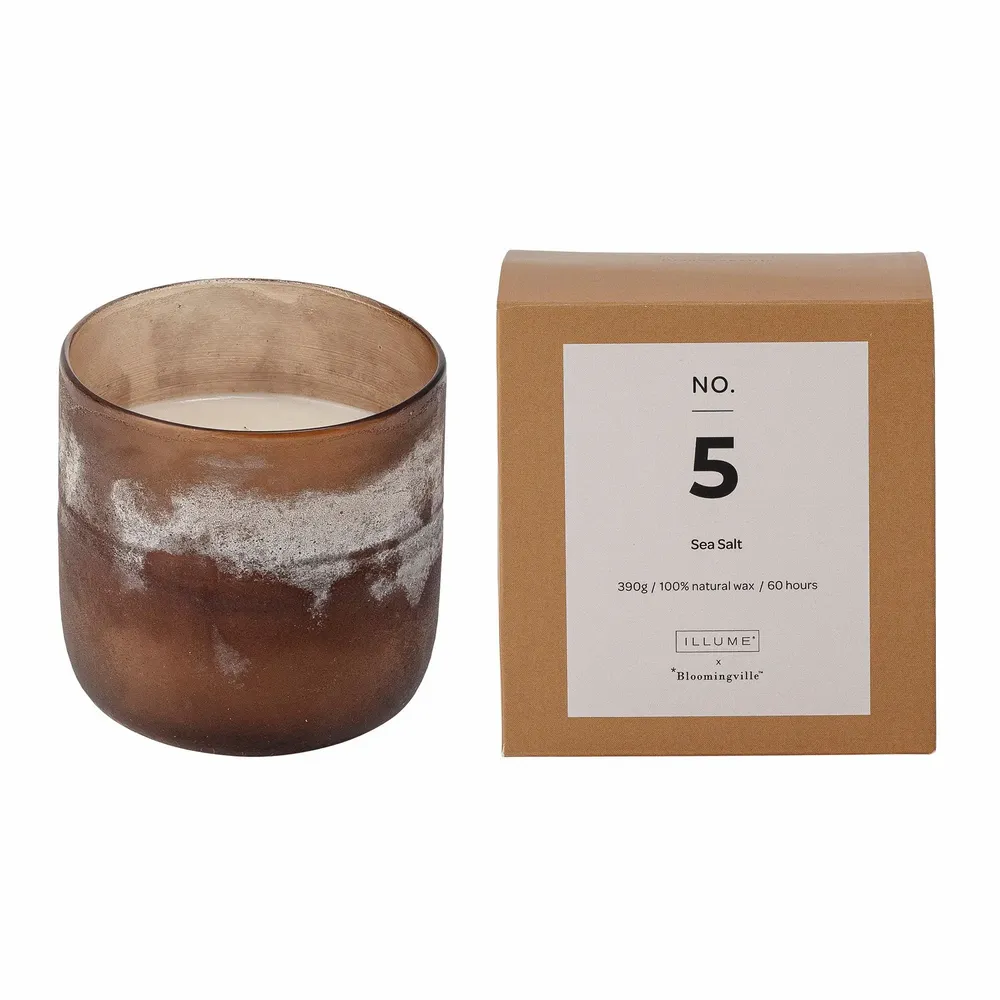 Cloisons - NO. 5 - Sea Salt Bougie parfumée, Marron, Cire naturelle - ILARIA 2.0