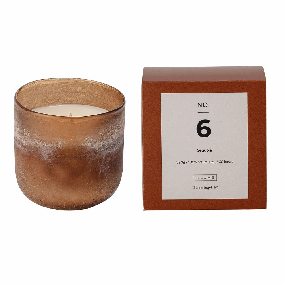 Cloisons - NO. 6 - Sequoia Bougie parfumée, Marron, Cire naturelle - ILARIA 2.0