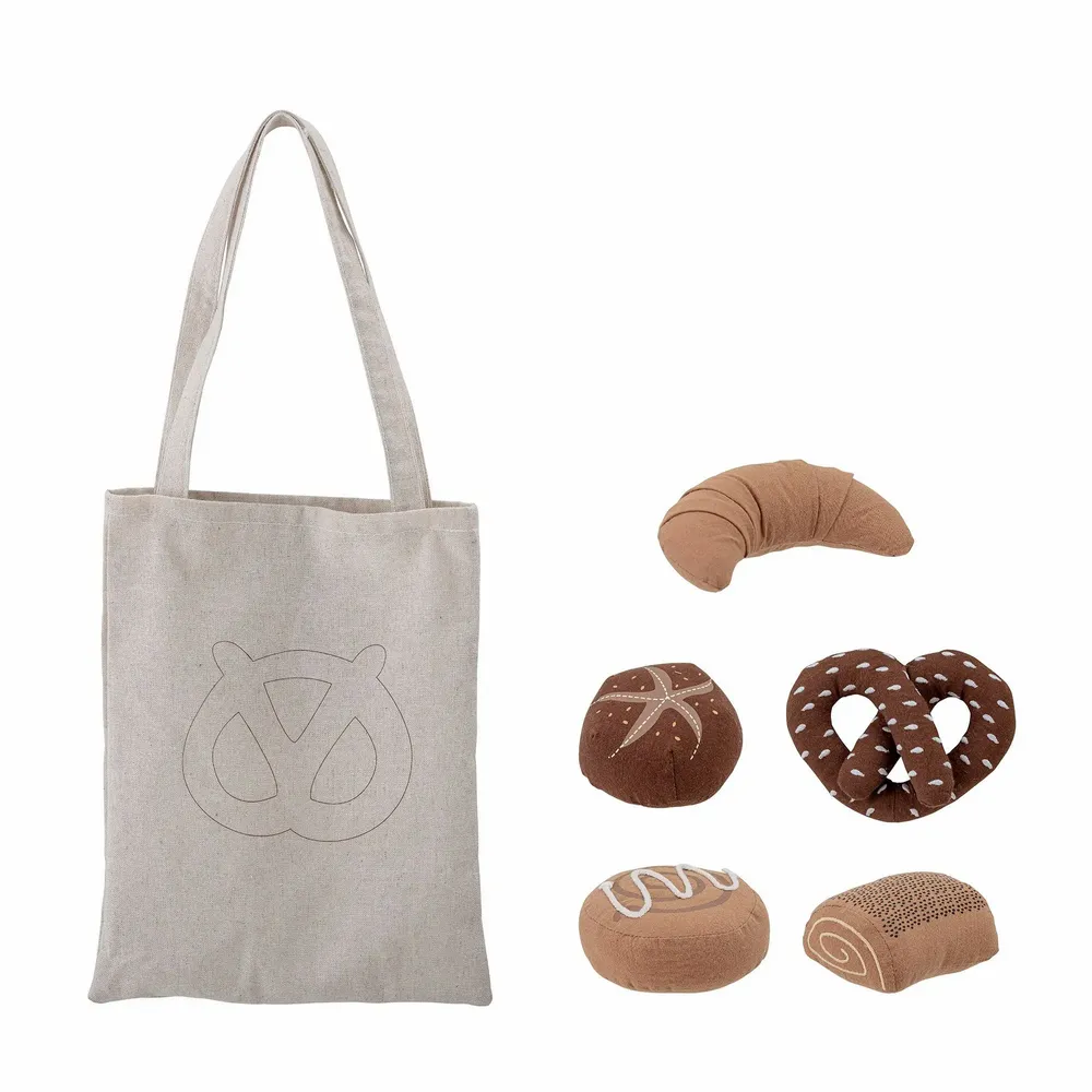 Jouets enfants - Snorre Set de jeu, aliments, Marron, Coton - ILARIA 2.0