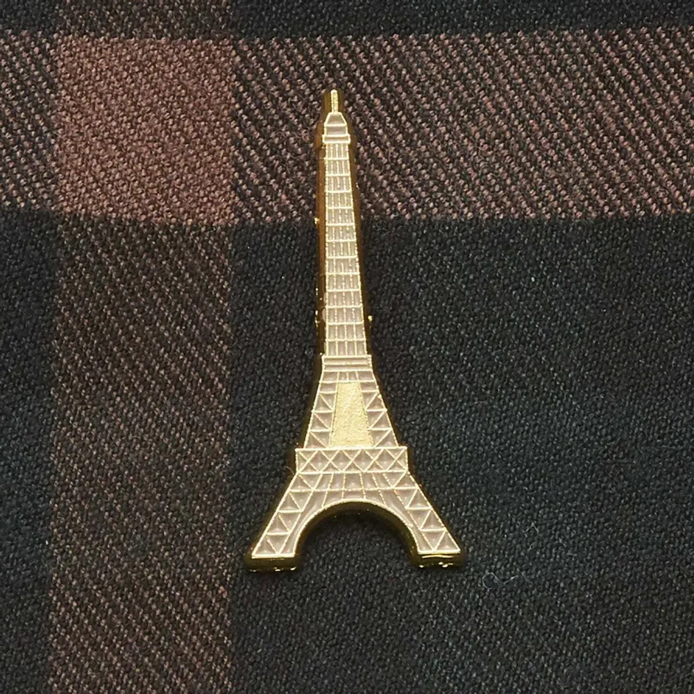 Decorative frescoes - Pin Eiffel gold - ILARIA.I