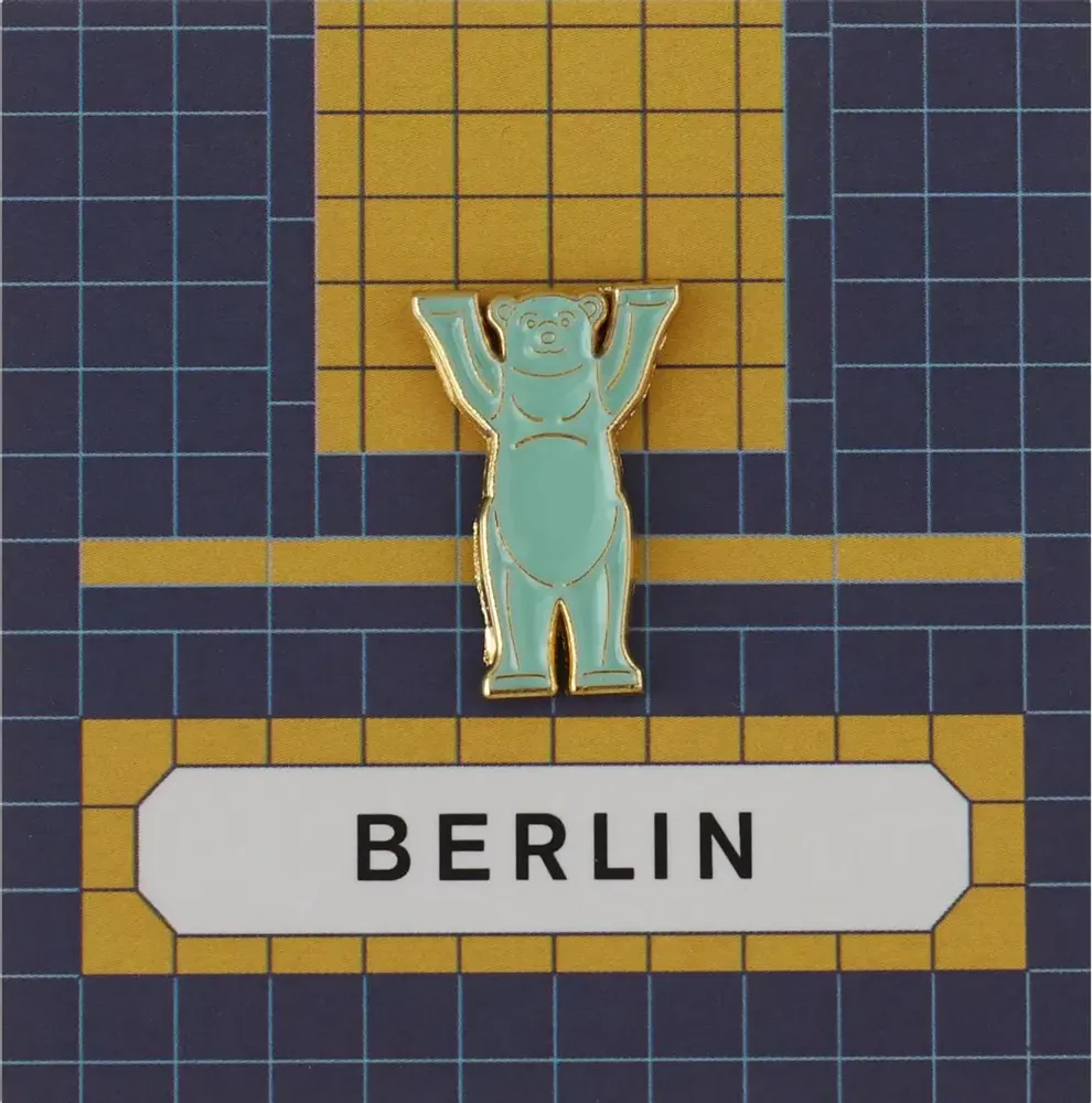 Decorative frescoes - Pin Bear Blue - ILARIA.I