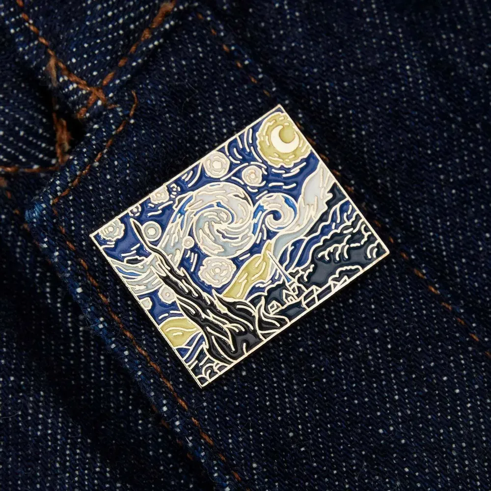 Fresques décoratives - Pin The Starry Night - Vincent van Gogh, 1889 - ILARIA.I