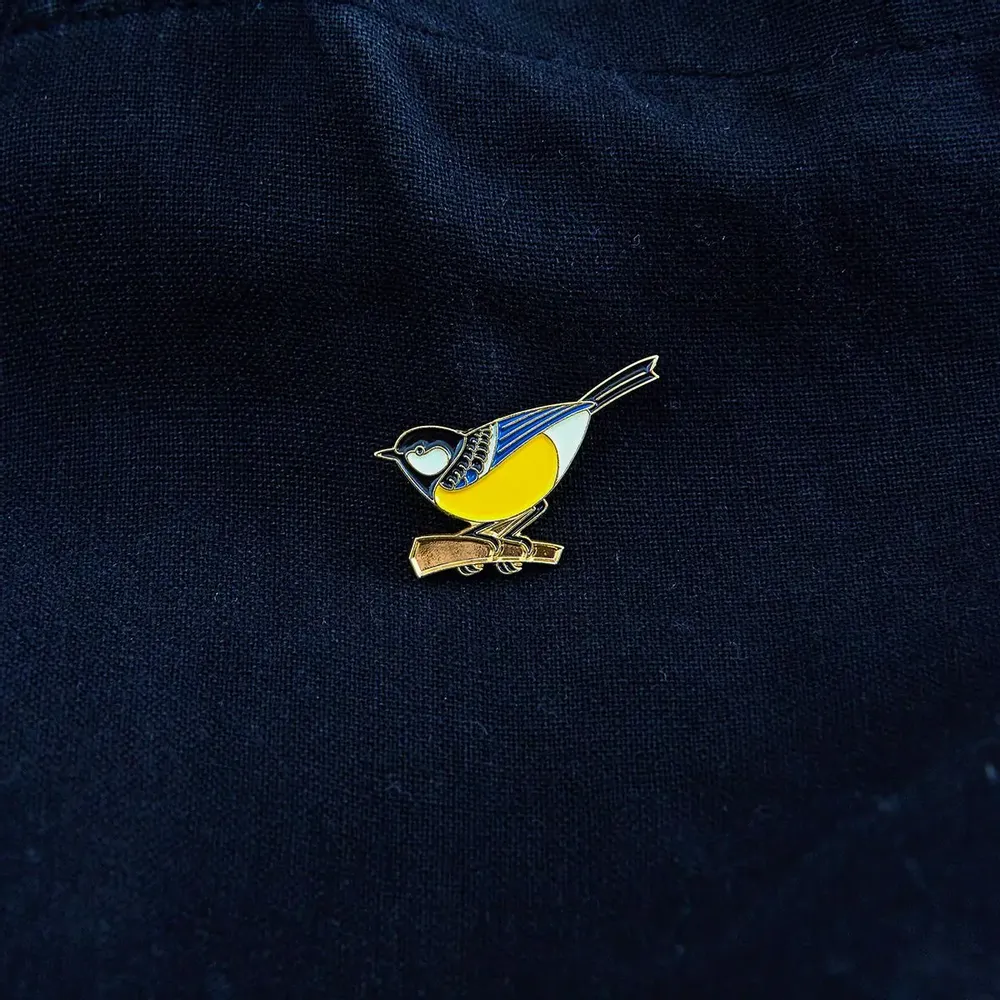 Decorative frescoes - Pin Titmouse - ILARIA.I