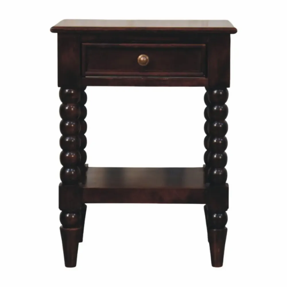 Night tables - Artisan Furniture Solid Wood Vienna 1-Drawer Nightstand - ILARIA.I