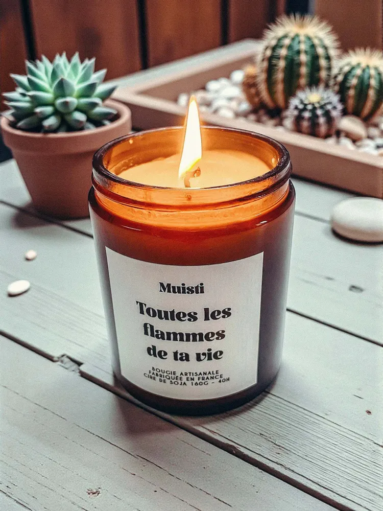Decorative objects - Scented Candle - All the Flames of Your Life - White Musk - 160g - ILARIA.I