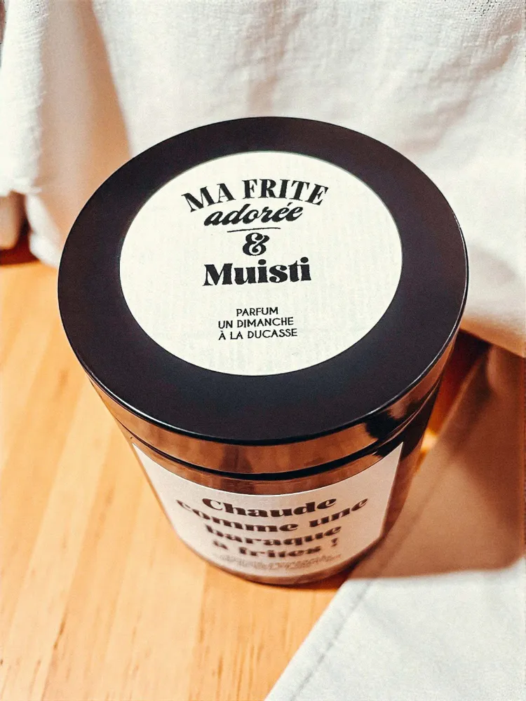 Objets de décoration - Bougie Muisti & Ma Frite Adorée - Chaude comme une baraque à frites – 160g - ILARIA.I