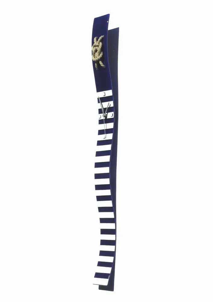 Horloges - Horloge murale bleu nautique 8x98 cm - ILARIA.I