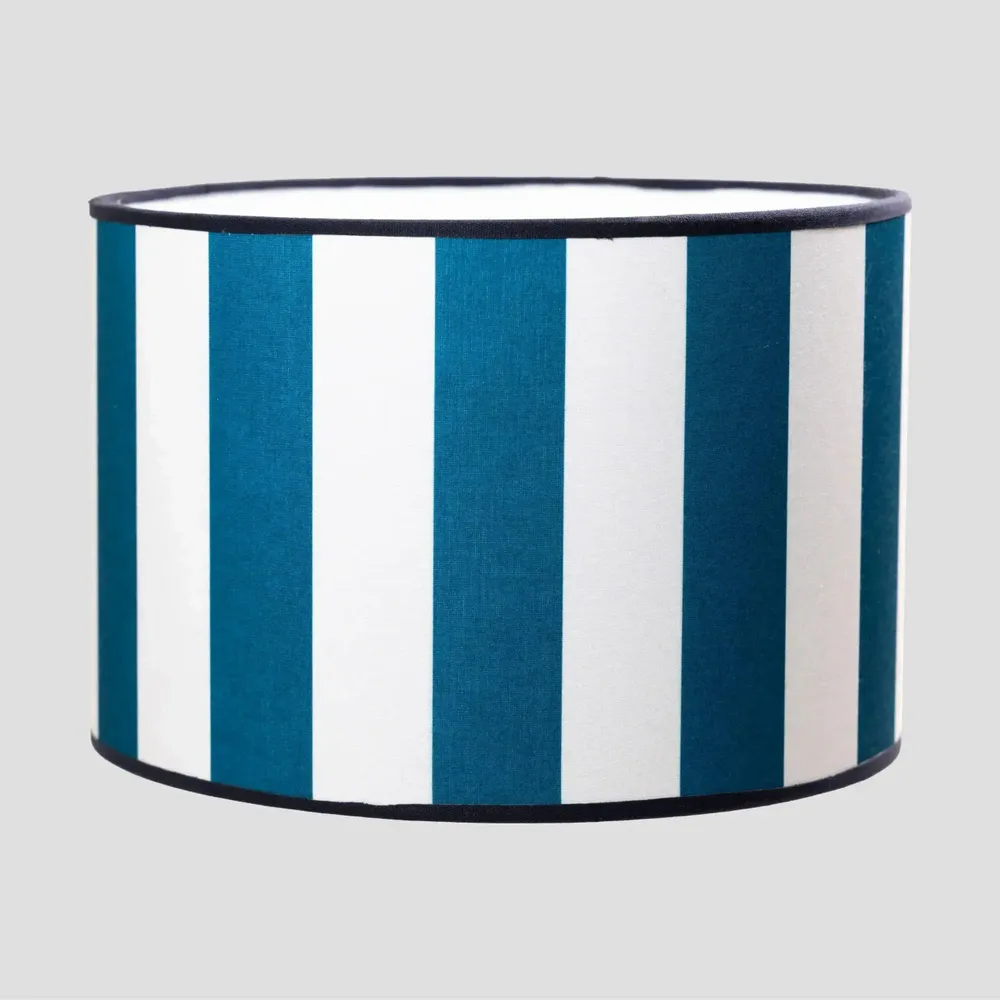 Blinds - Lampshade - Righe blu petrolio - ILARIA.I