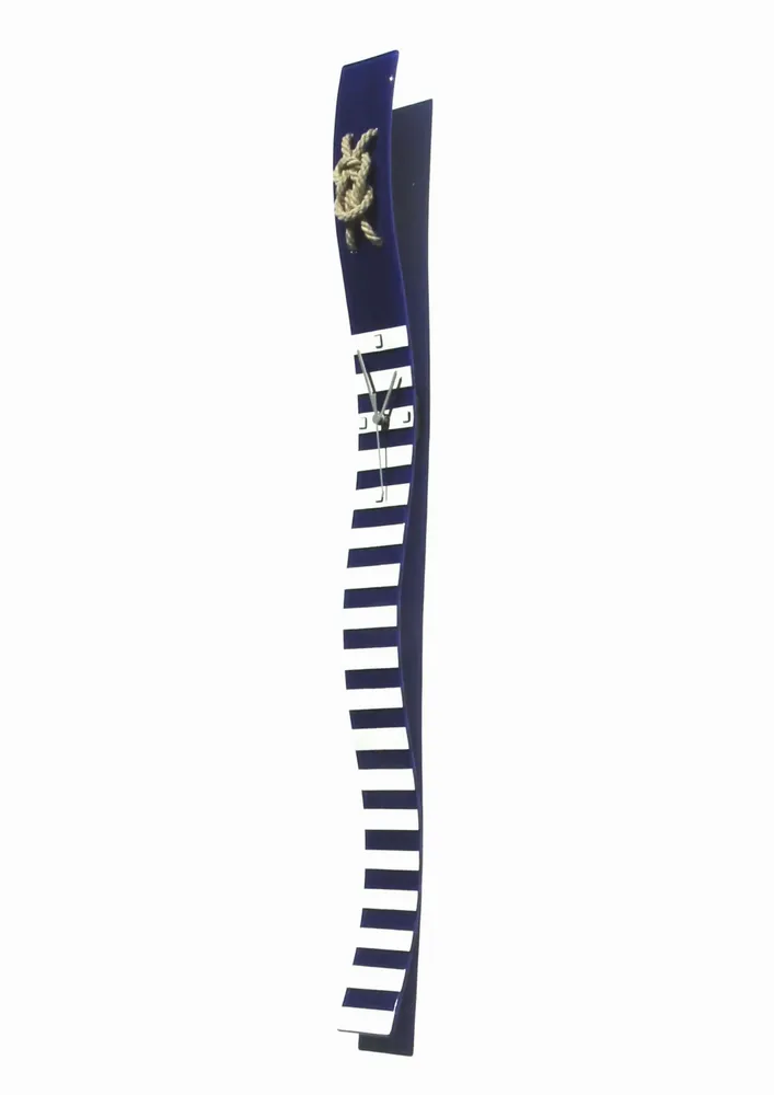 Clocks - test2 Nautic blue wall clock 8x98 cm - ILARIA.I
