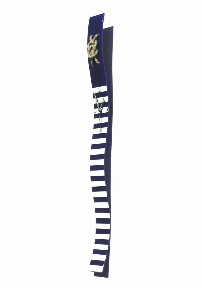 Clocks - test5 Nautic blue wall clock 8x98 cm - ILARIA.I