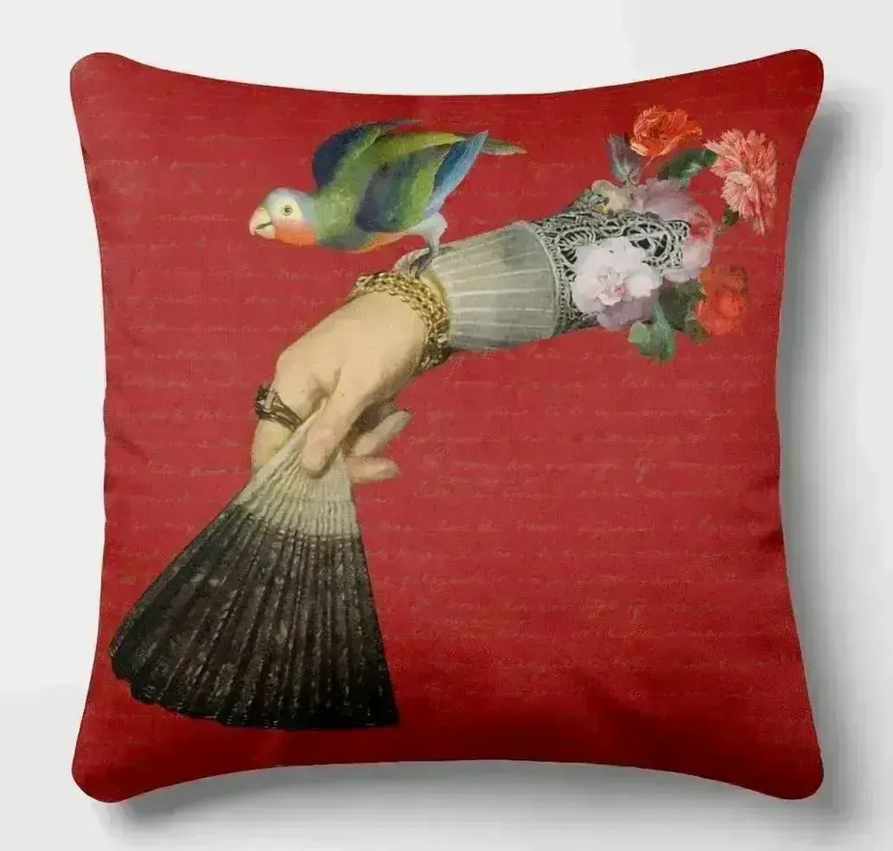 Linge - Rêves Baroques 6 - Housse Coussin Velours 45cm x 45cm - ILARIA.I