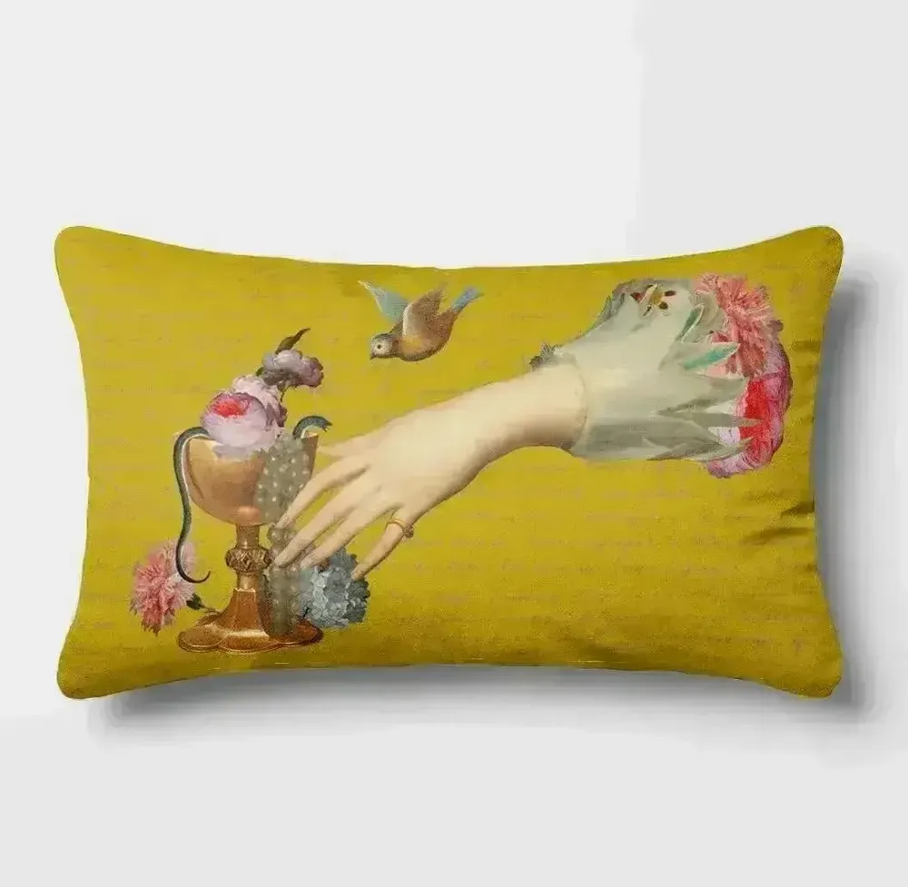 Linge - Rêves Baroques 8 - Housse Coussin Velours 30cm x 50cm - ILARIA.I
