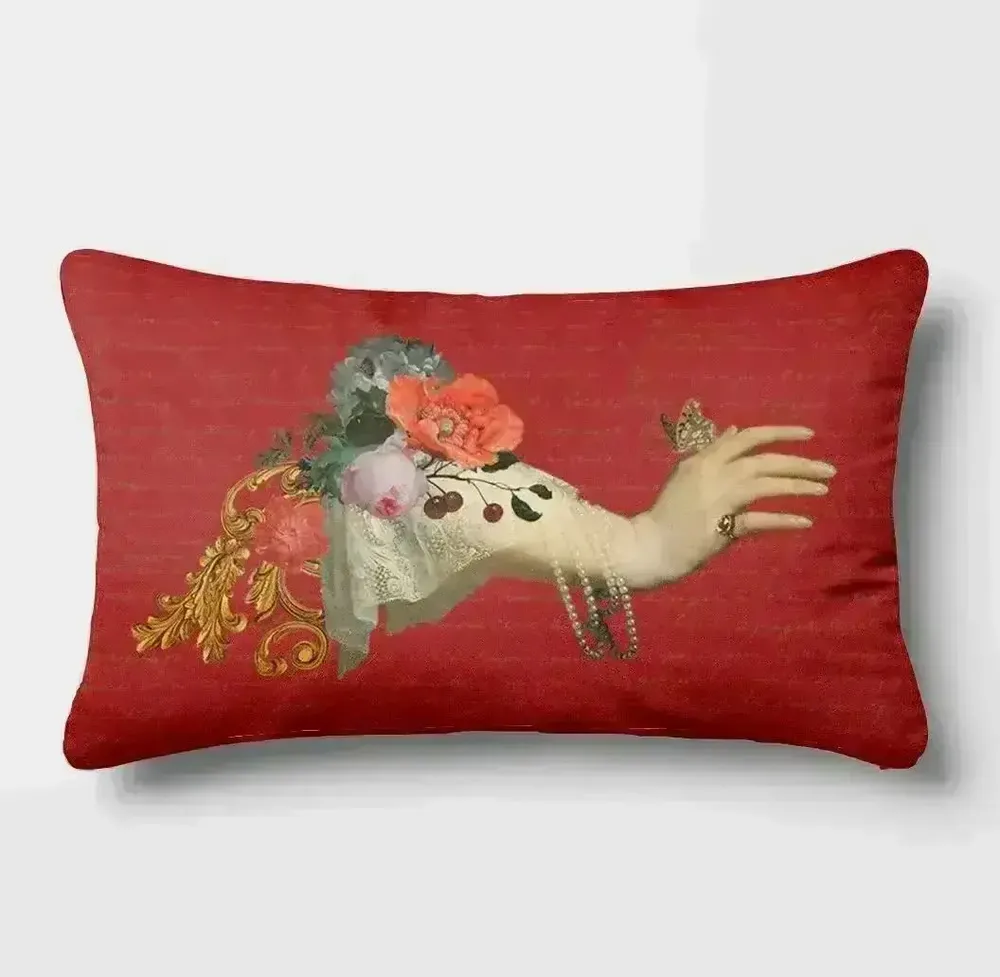 Linge - Rêves Baroques 9 - Housse Coussin Velours 30cm x 50cm - ILARIA.I
