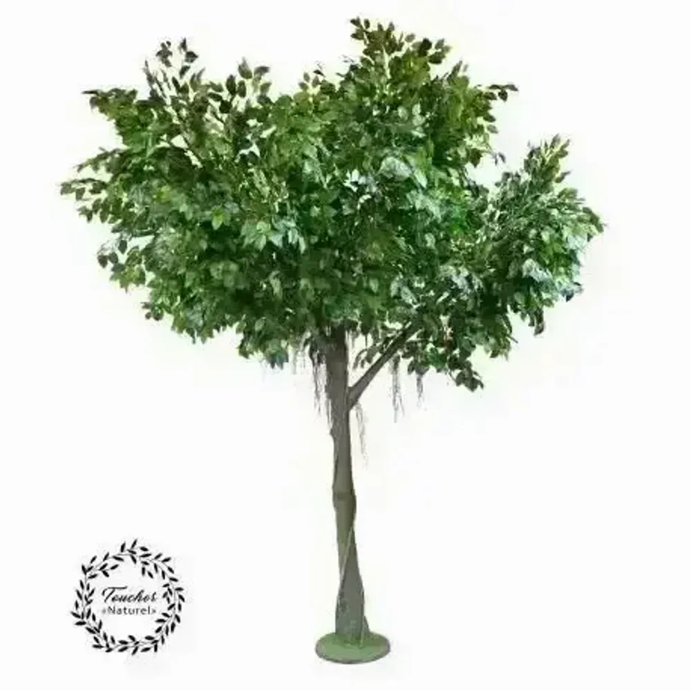 Floral decoration - Giant artificial ficus, 4 branches, “real touch” - ILARIA.I