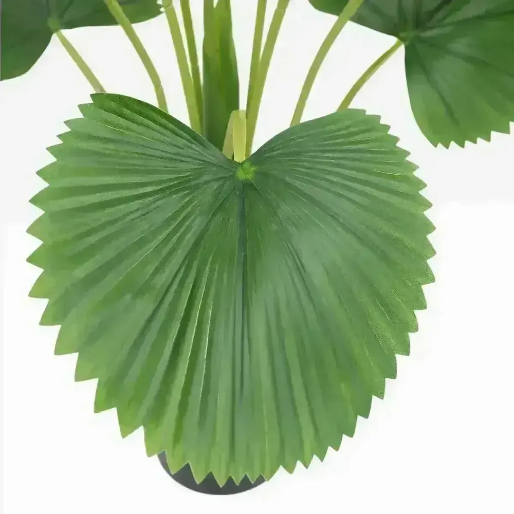 Décorations florales - Palmier artificiel 10 feuilles en pot plastique - ILARIA.I
