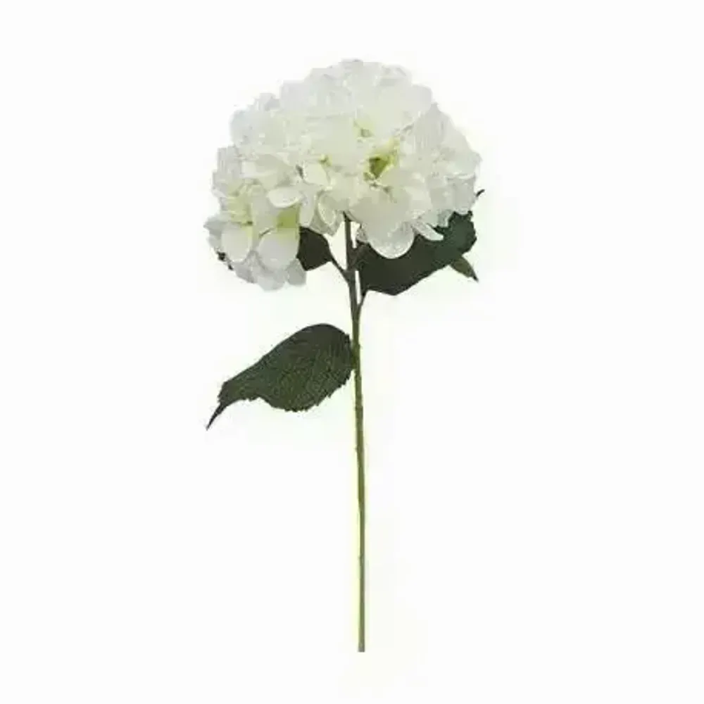 Décorations florales - Branche d’hortensia artificielle – Crème - ILARIA.I