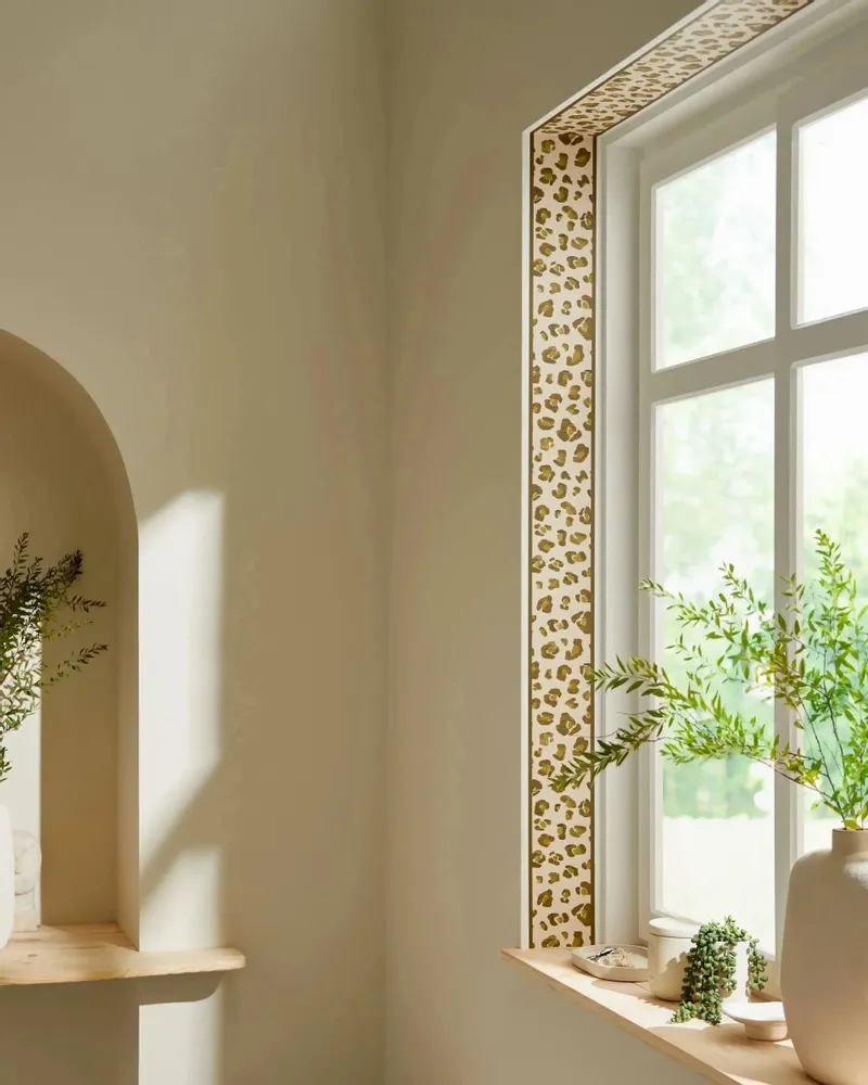 Wallpaper - Spirit Graou Border - Khaki - ILARIA.I