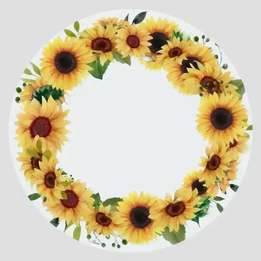 Dessous de plat - Dessous de verre - Girofiori Sottobicchiere Rotondo - #02 - ILARIA.I