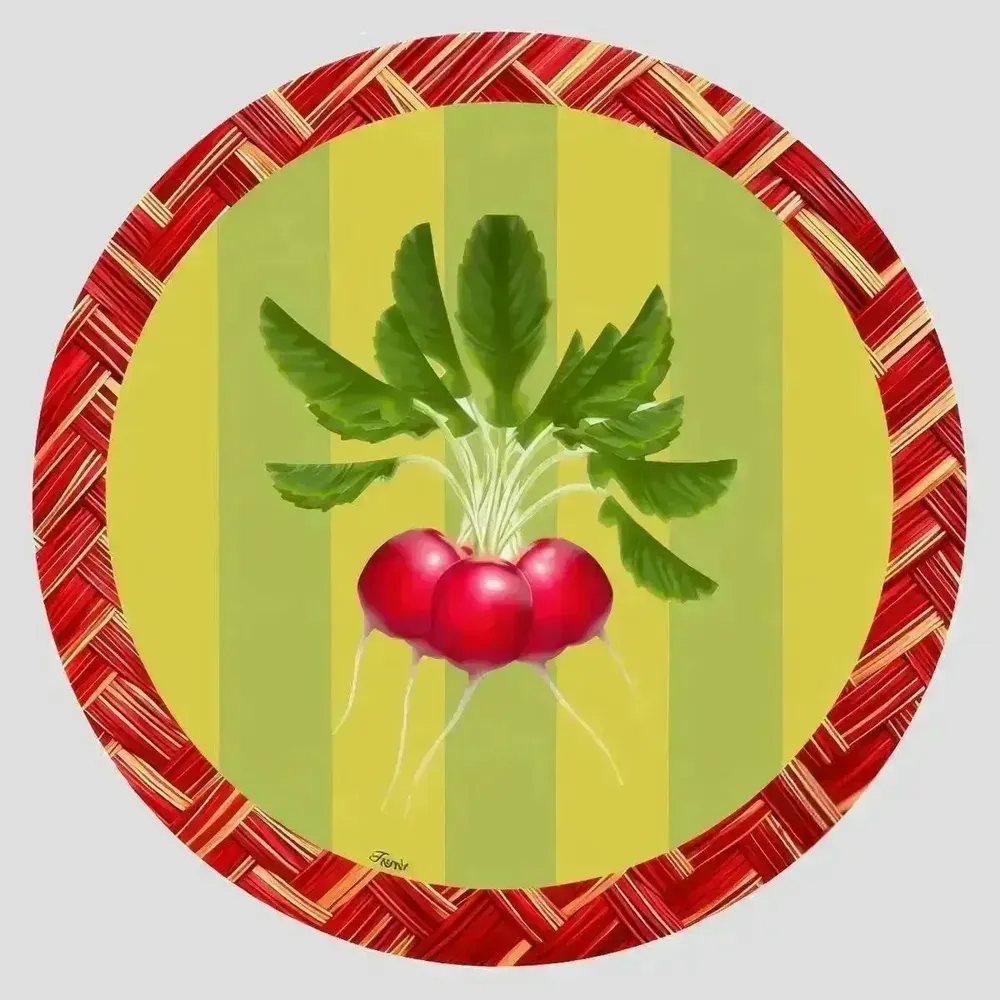 Dessous de plat - Dessous de bouteille - Orto Sottobottiglia Rotondo - #03 - ILARIA.I