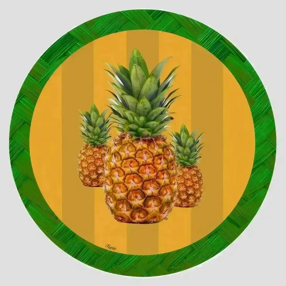 Table mat - Bottle coaster - Orto Sottobottiglia Rotondo - #08 - ILARIA.I