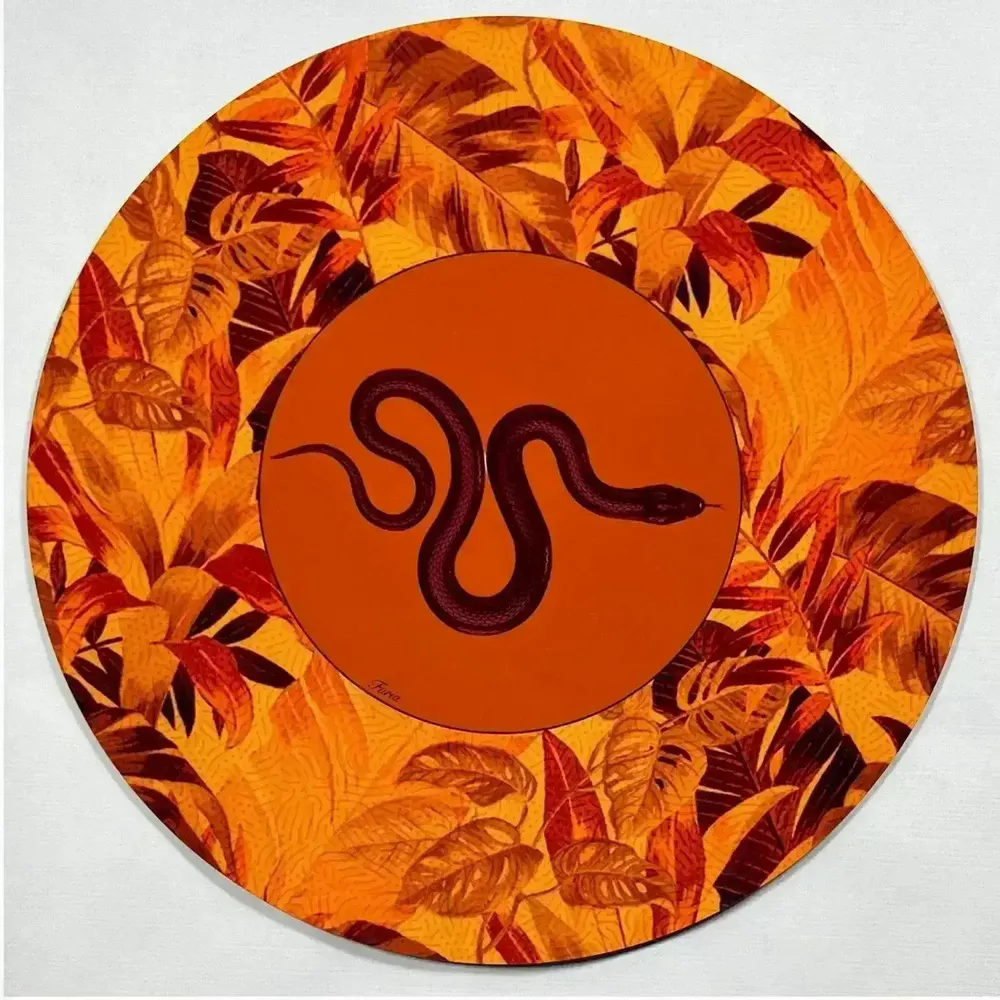 Sets de table - Sets de table - Serpente Sottopiatto Rotondo - #03 - ILARIA.I