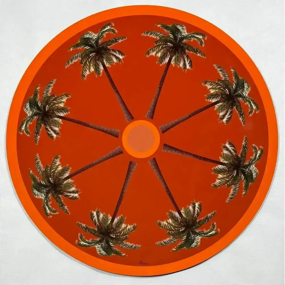 Dessous de plat - Dessous de verre - Palma Sottobicchiere Rotondo - #01 - ILARIA.I