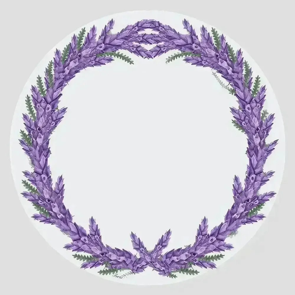 Table mat - Coasters - Girofiori Sottobicchiere Rotondo - #04 - ILARIA.I