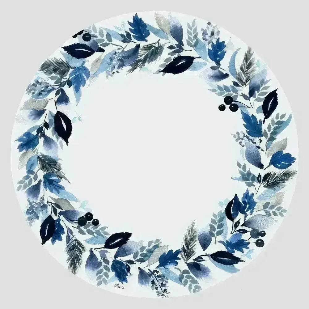 Table mat - Bottle coaster - Girofiori Sottobottiglia Rotondo - #05 - ILARIA.I