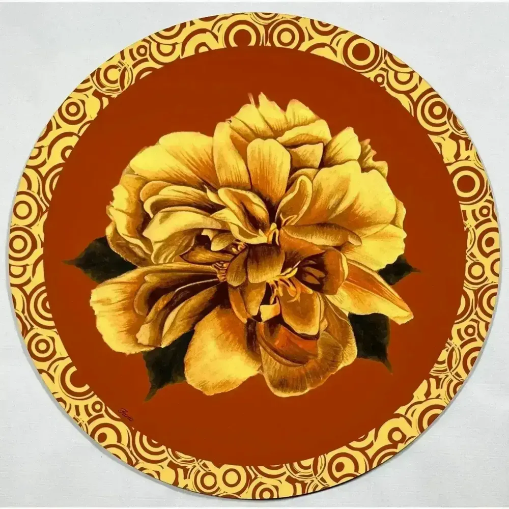 Sets de table - Sets de table - Peonie Sottopiatto Rotondo - #01 - ILARIA.I