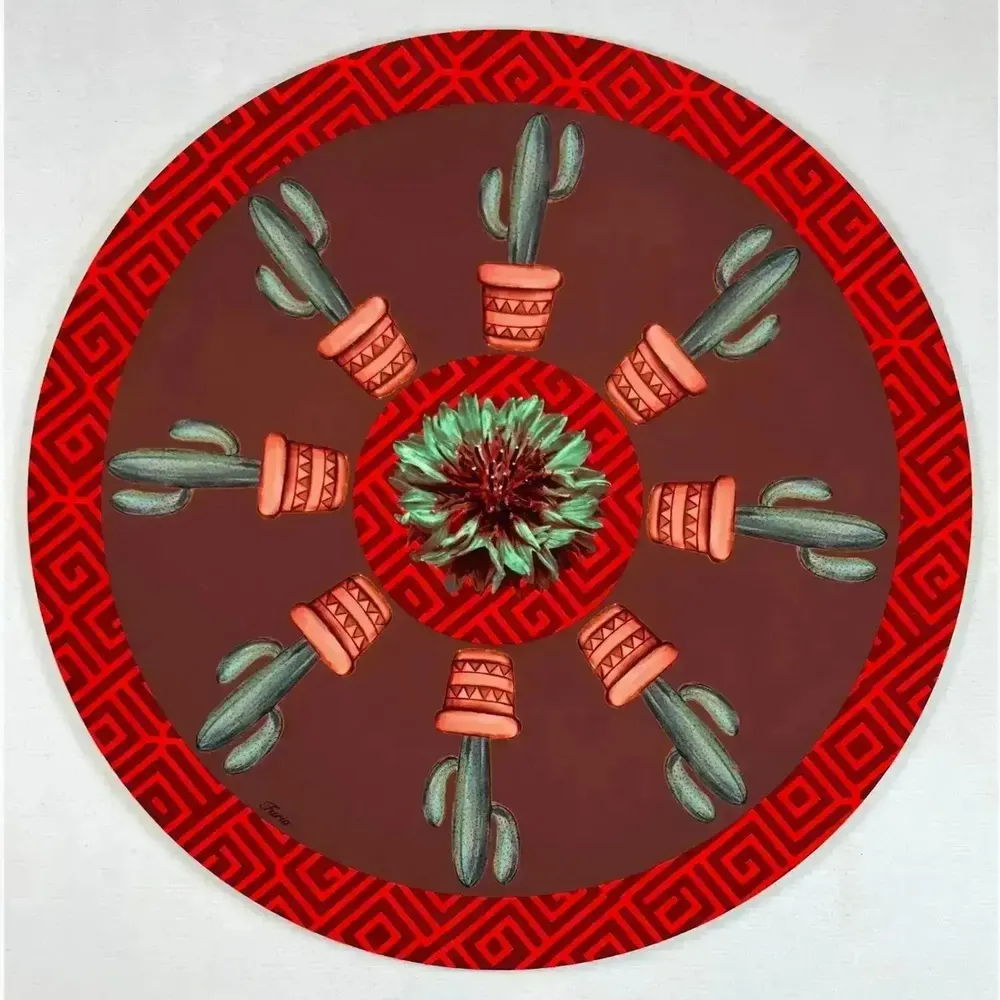 Placemats - placemats - Mexico Sottopiatto Rotondo - #05 - ILARIA.I