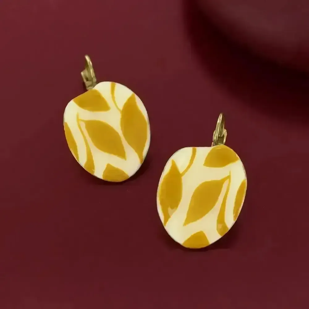 Jewelry - KALY SLEEPERS, BRONZE YELLOW COLOR - ILARIA.I