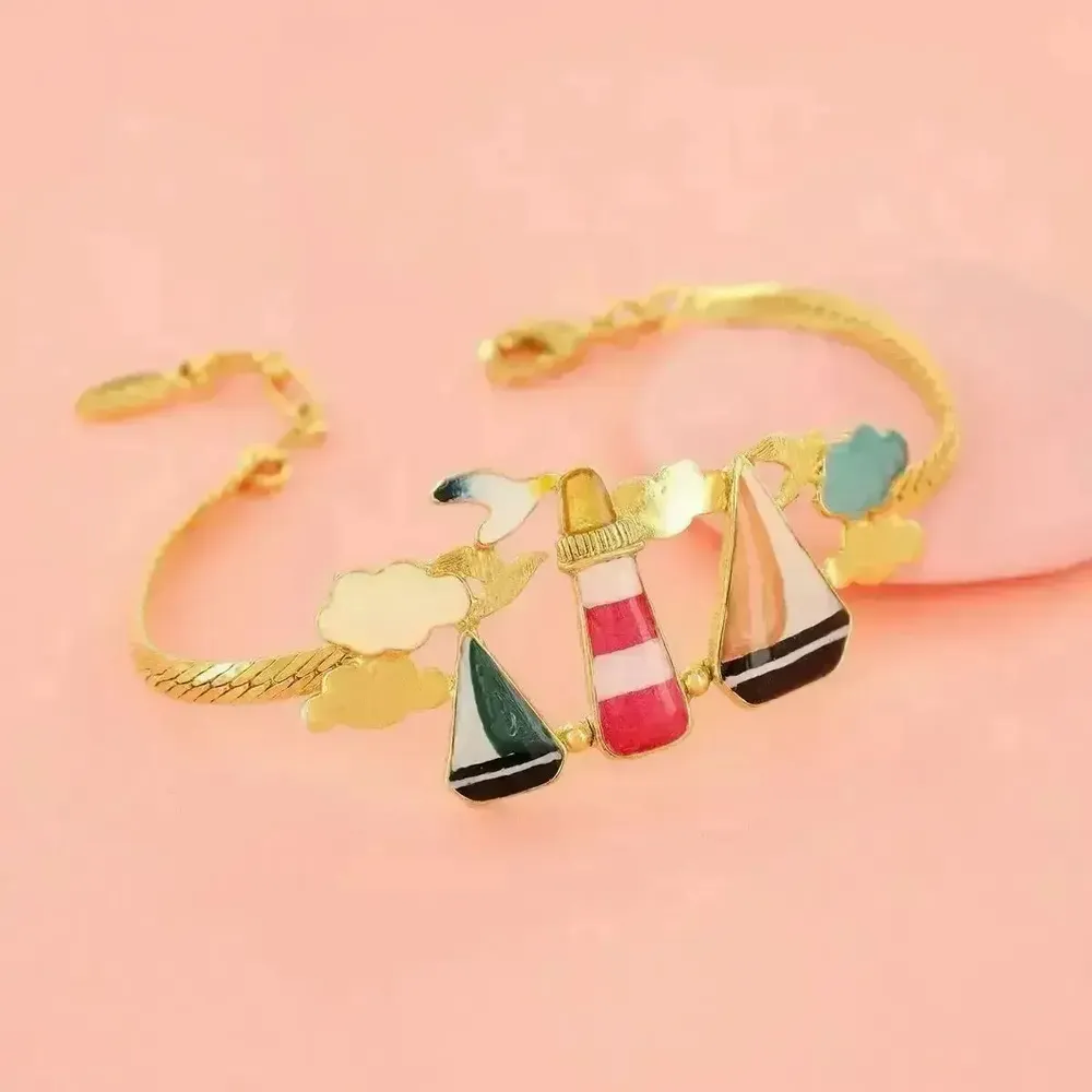 Bijoux - BRACELET HORIZON COULEUR DORE MULTI - ILARIA.I